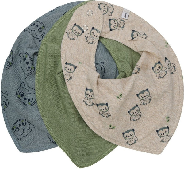 Pippi Babywear Kinder Lätzchen Bandana Bib Boy AOP (3-Pack) 6527
