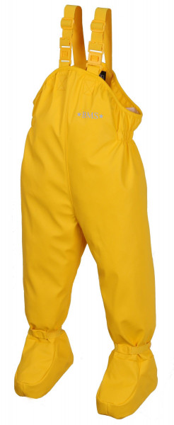 BMS Kinder / Kleinkinder Regenhose Babybuddy Softskin Yellow