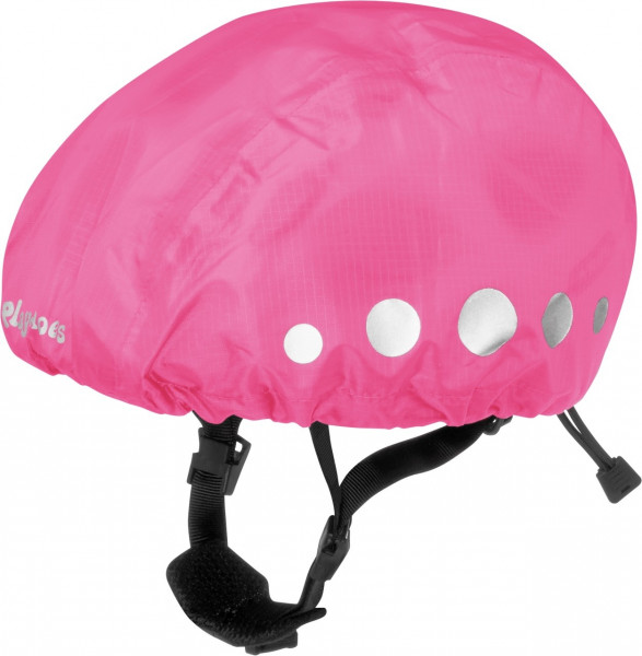 Playshoes Kinder Regenhut Regenüberzug für Fahrradhelme Pink