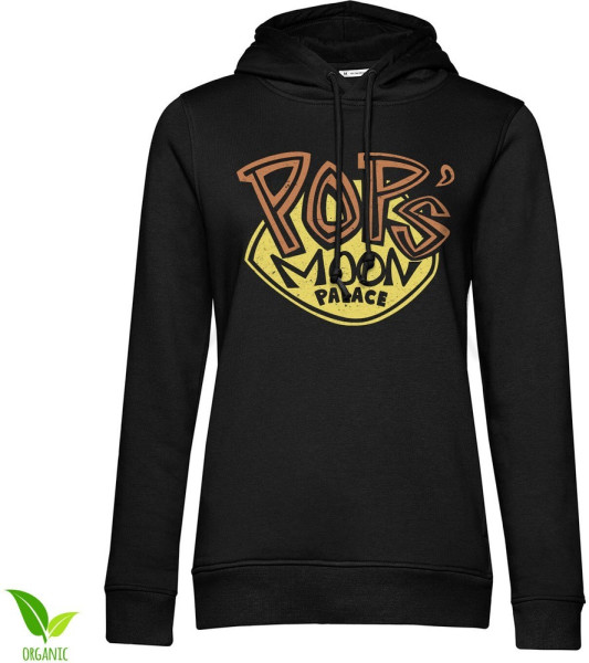 Johnny Bravo Pop'S Moon Palace Girls Damen Hoodie Black