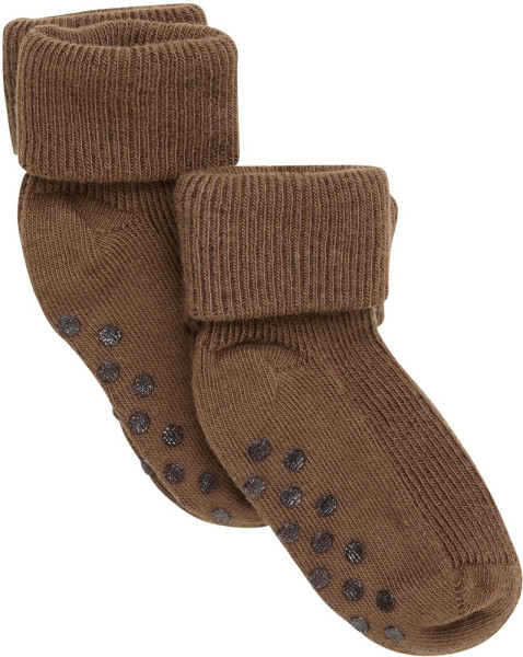 Minymo Kinder Socke Baby Rib Sock with ABS (2-Pack) 5067