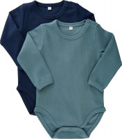 Minymo Kinder Body LS (2er Pack) Goblin Blue