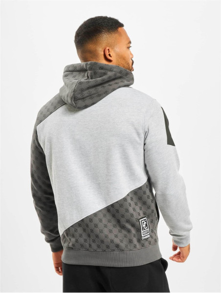 Dangerous DNGRS Sweatshirt Veli Zip Hoody Grey Melange/Black