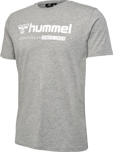 Hummel Top Hmlfav Big Logo Cotton T-Shirt 220921 Grey Melange-L