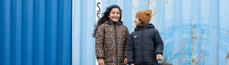 Lined kids and babies clothing