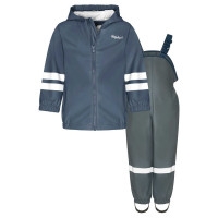 Playshoes Kids Rain Jacket Regen-Set Latzhose Basic 408331