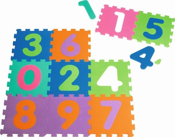 Playshoes Kinder EVA-Puzzlematten 10-teilig