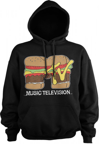 MTV Hamburger Hoodie Black