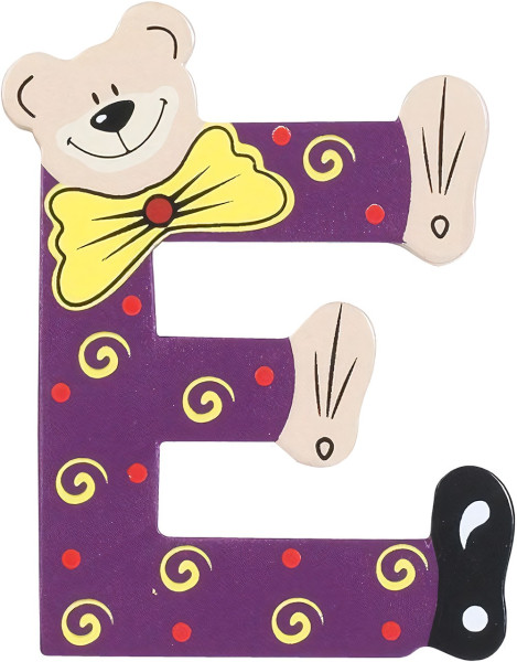Playshoes Kinder Holz-Buchstaben E