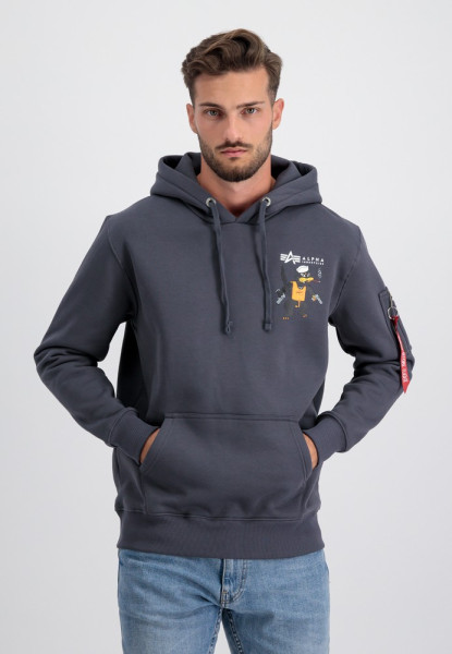 Alpha Industries PB Squadron Hoody Greyblack