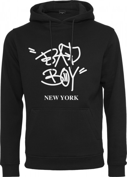 Mister Tee Hoodie Bad Boy New York Hoodie Black