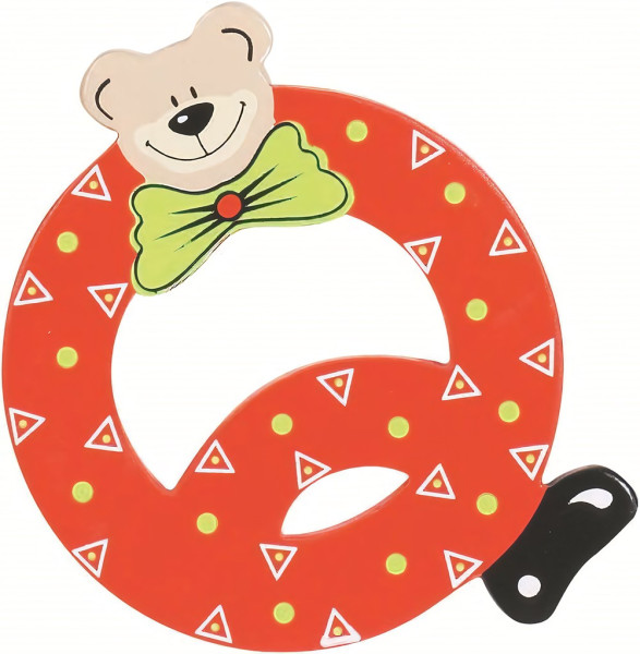 Playshoes Kinder Holz-Buchstaben Q