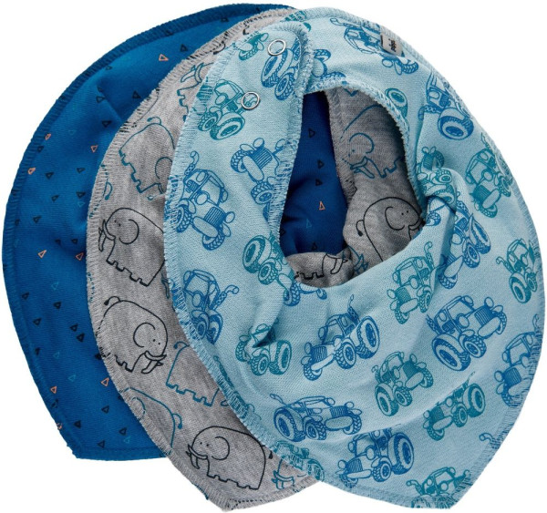 Pippi Babywear Lätzchen Bandana Bib Boy AOP (3-Pack) 5719