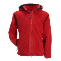 BMS Fleece Windsmoother Kapuzen-Jacke Rot BMS Fleece Windsmoother Kapuzen-Jacke Rot