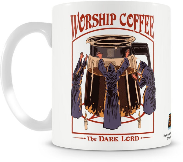 Steven Rhodes Kaffebecher Worship Coffee Coffee Mug