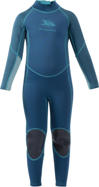 Trespass Kinder Badeeinteiler Lillian - Kids 3Mm Full Wetsuit Cosmic Blue Marl