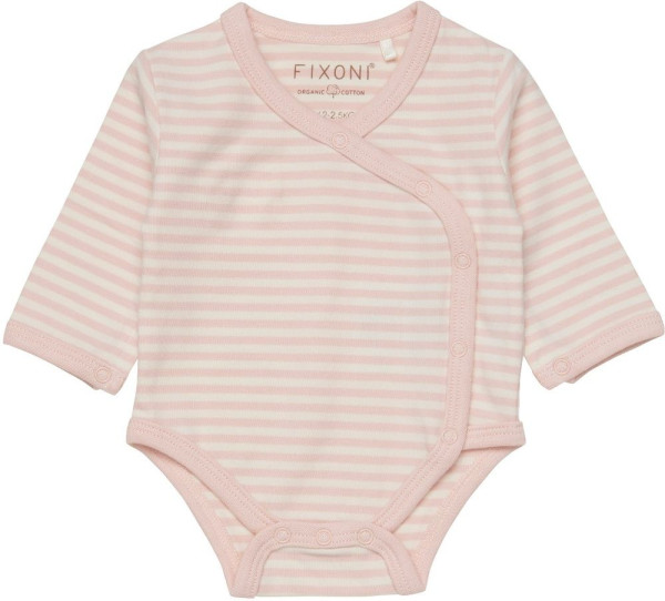 Fixoni Kinder Wickelbody Wrap Body LS Y/D Stripe 6040