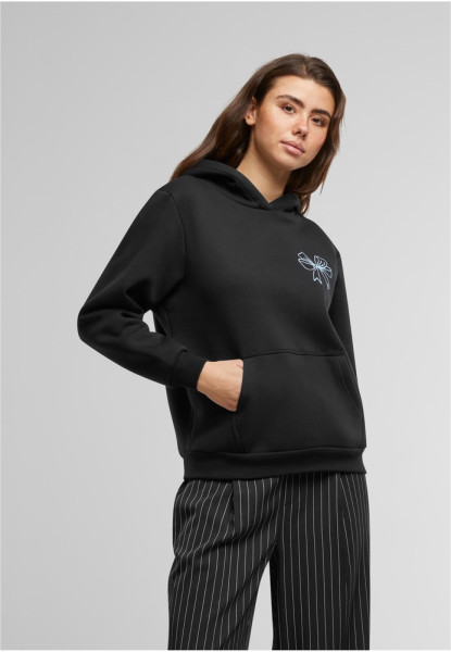 Mister Tee Damen Good Vibes Bow Ladies Fluffy Hoody MST253