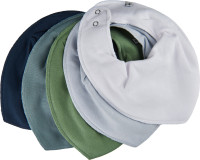 Pippi Babywear Kinder Lätzchen Bandana Bib Solid (5er Pack)