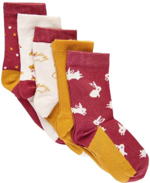 Minymo Kinder Socken Sock w. pattern (5-pack)
