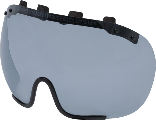 ABUS Ersatzteil Fahrradhelm Zubehör Glas smoke GameChanger TT/Tri 67941-Transparent-L