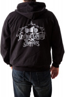 OCC Orange County Choppers Hoodie Moto Black Zip OCC Orange County Choppers Hoodie Moto Black Zip