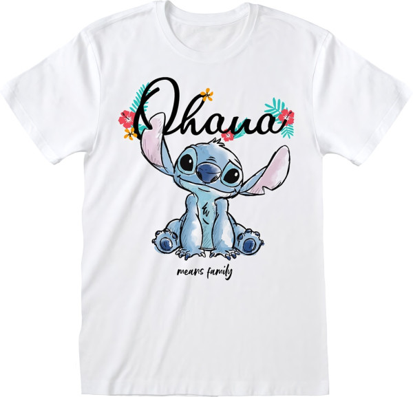 Lilo & Stitch Ohana Means Family T-Shirt DIS08747TSW