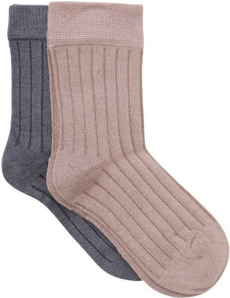 Minymo Kinder Socke Ankle Sock Rib (2-Pack) 5874