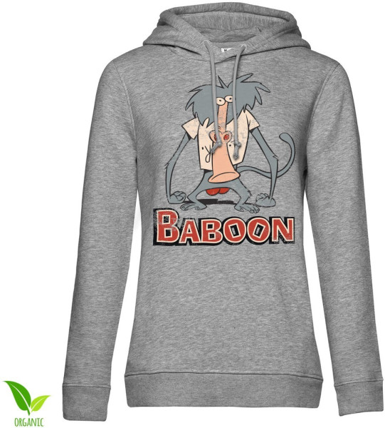 I Am Weasel - Baboon Girls Damen Hoodie Heathergrey