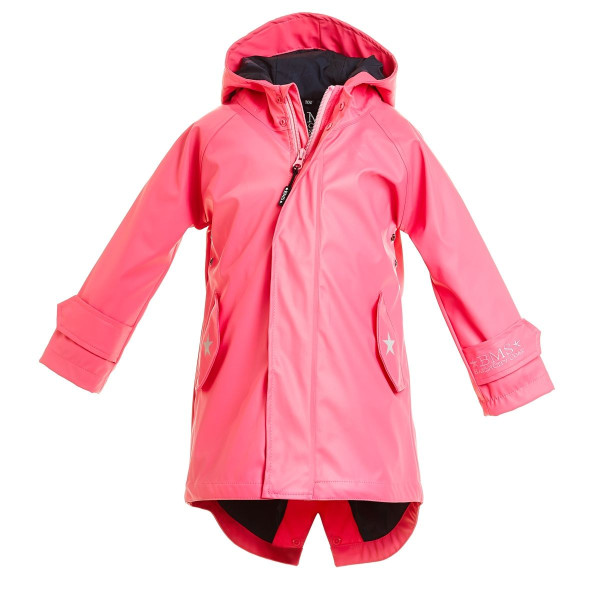 BMS Kinder Regenjacke HafenCity Coat Kids Pu/Lining Pink