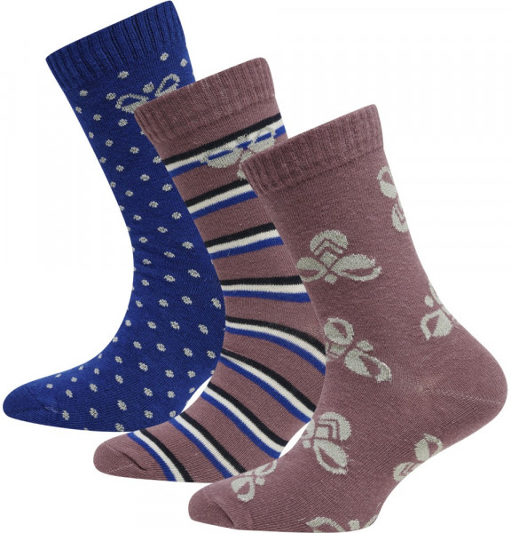 Hummel Kinder Socke Alfie Sock 3-Pack Heather Rose