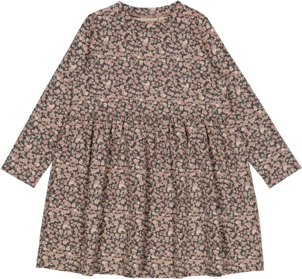 Wheat Kinder Langärmliges Jersey-Kleid Jersey Dress Sessa Winter Flowers