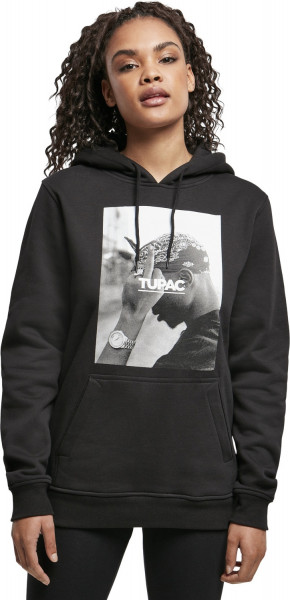 Mister Tee Damen Sweatshirt Ladies 2Pac F*Ck The World Hoody Black
