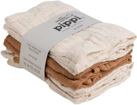 Pippi Babywear Jungen Windeln Organic cloth Muslin (6-pack)