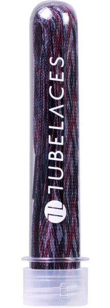 Tubelaces Schnürsenkel White Flat Camo Pack Burgundy