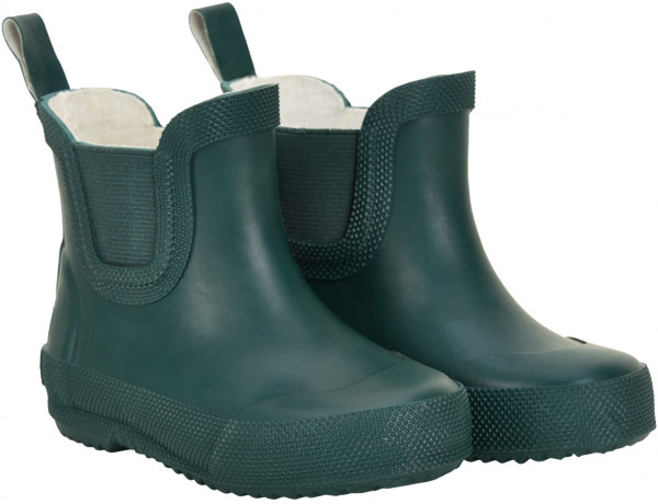 Celavi Kinder Gummistiefel kurz Basic Wellies Short Solid Ponderosa Pine Green