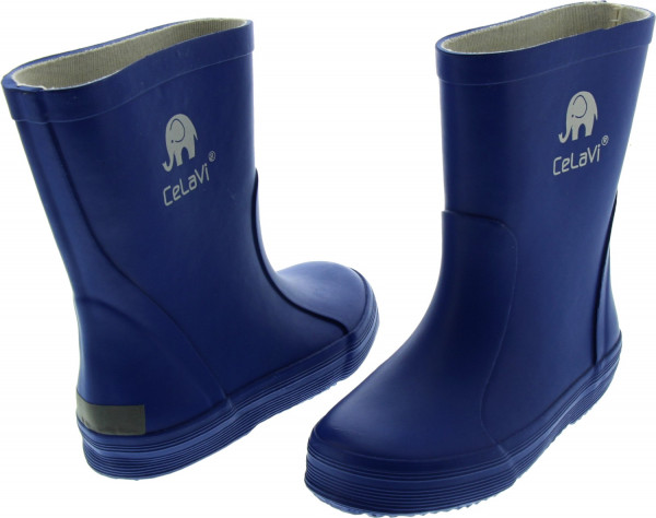 CeLaVi Kinder Gummistiefel Basic Wellies Solid Oceanblue