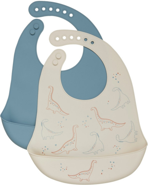 CeLaVi Kinder Lätzchen Silicon Bib (2-pack)