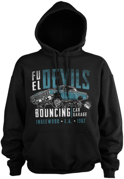 Fuel Devils Bouncing Garage Hoodie Black
