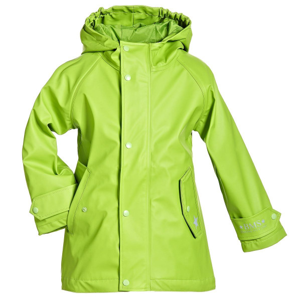 BMS Kinder Regenjacke HafenCity Coat Kids Pu/Lining Limette