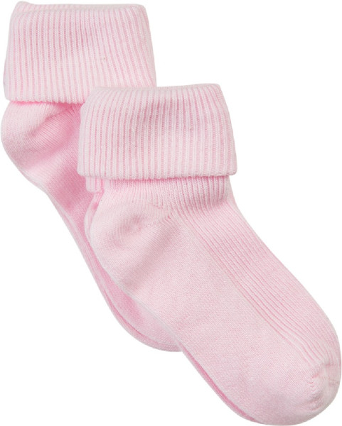 Minymo Kinder Baby Socken Baby rib sock w. fold (2-pack)