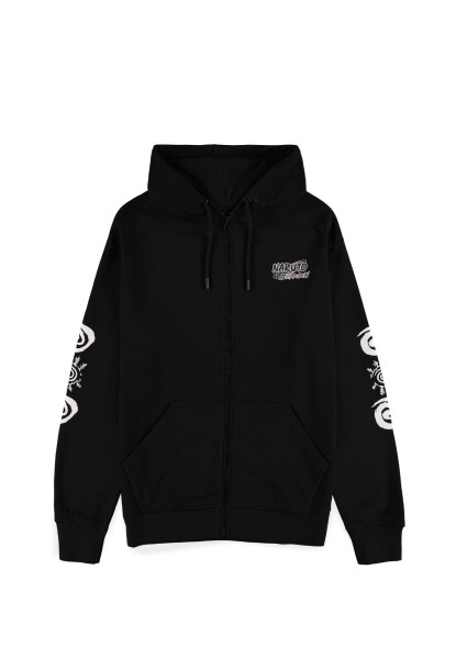Naruto Shippuden - Men's Zipper Hoodie Black