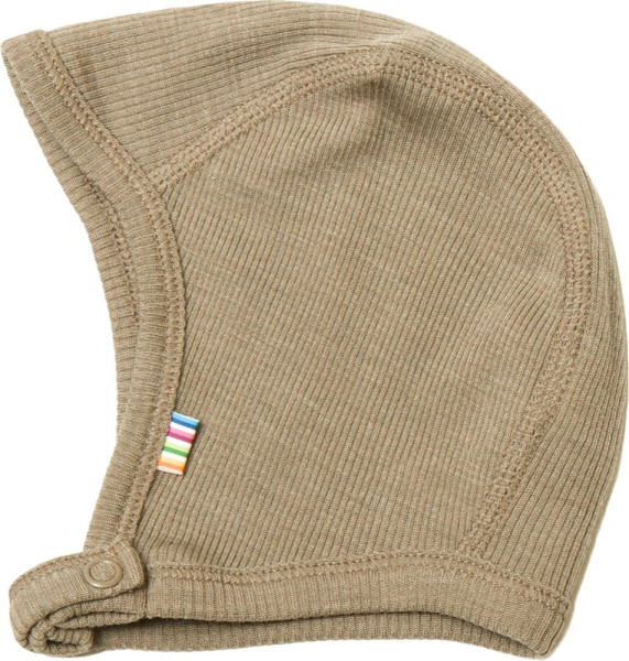 Joha Kinder Mütze mit Knöpfen Beige