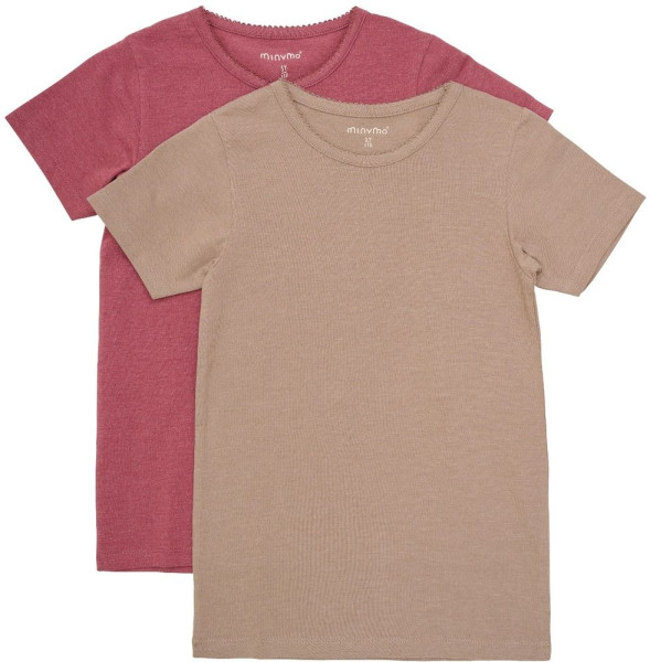 Minymo Kinder Basic 32 T-Shirt SS (2-Pack) 3933