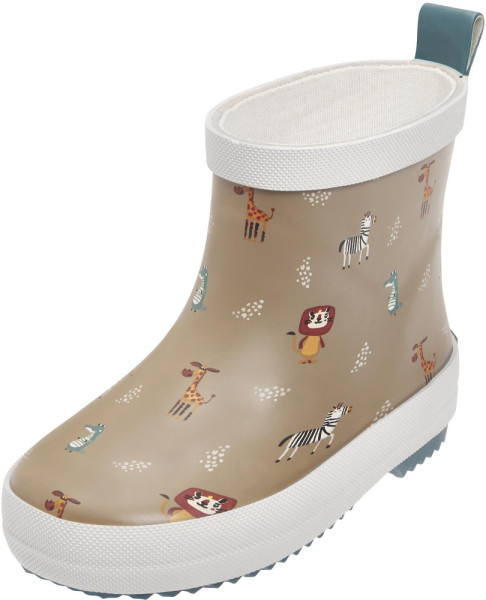 Playshoes Kinder Gummistiefel Halbschaft Wildtiere 180375
