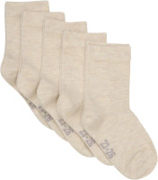 Minymo Kinder Socke Ankle Sock Solid (5-Pack) 5077
