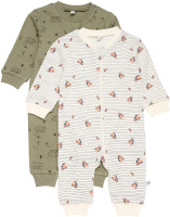 Pippi Babywear Kinder Schlafanzug Nightsuit Zipper (2-Pack) 5965