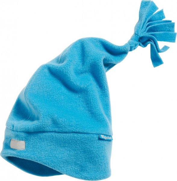 Playshoes Kinder Mütze Fleece-Zipfelmütze Aquablau