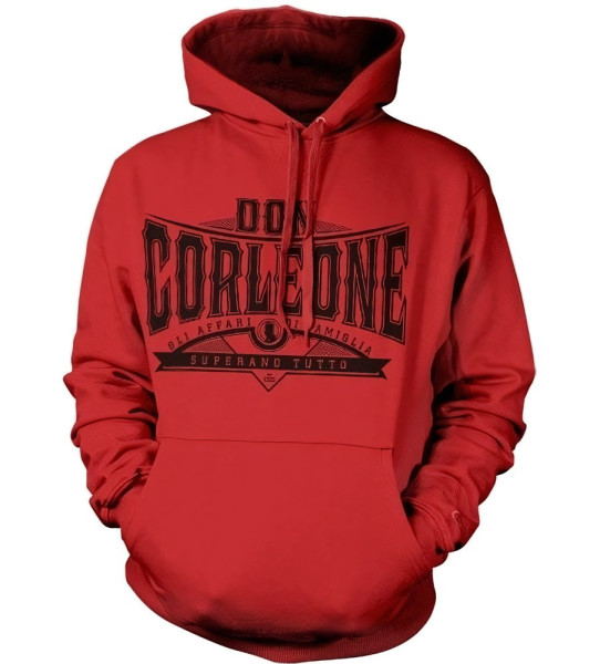 The Godfather Don Corleone Superano Tutto Hoodie Red
