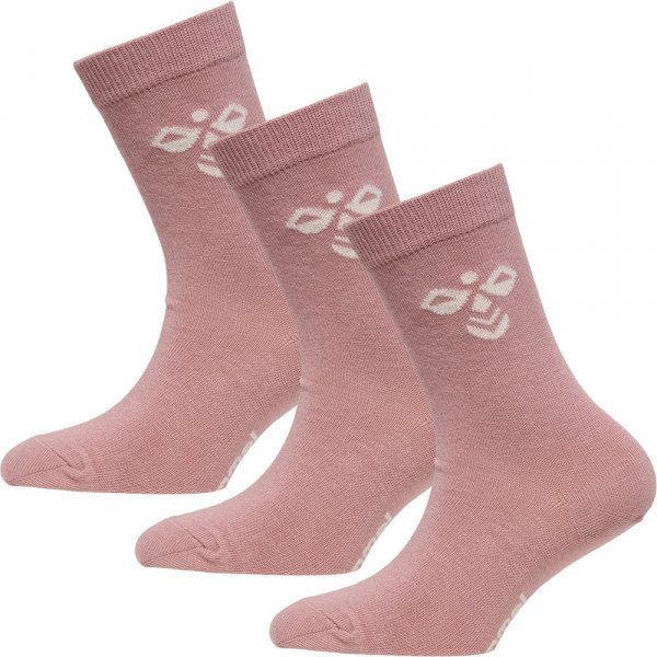 Hummel Kinder Socke Sutton 3-Pack Sock Woodrose